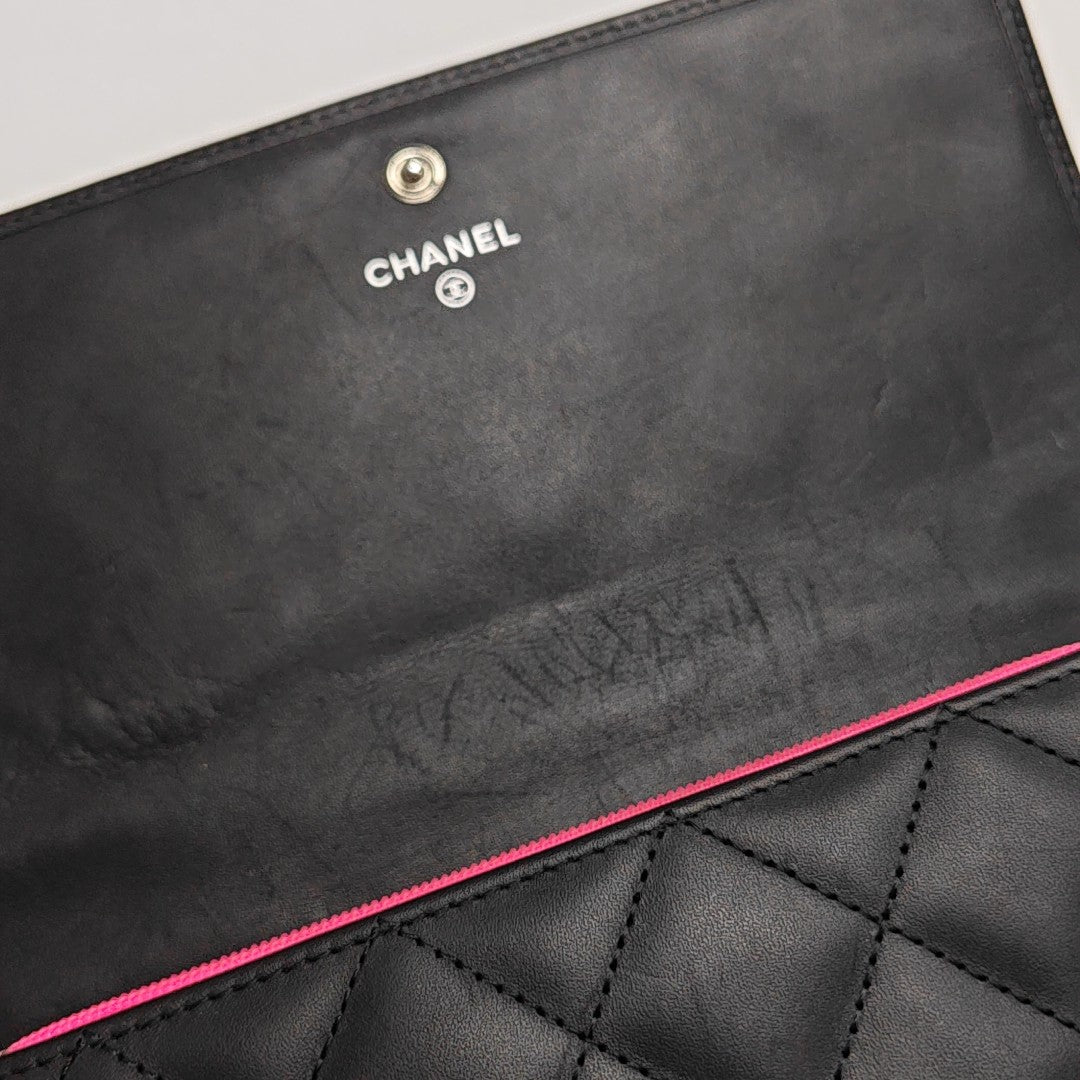 CAMBON Mini Quilted Calfskin Black