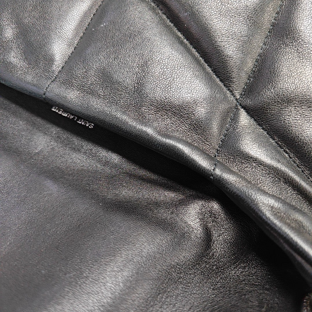 LOULOU Medium Quilted Lambskin Black