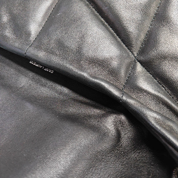LOULOU Medium Quilted Lambskin Black
