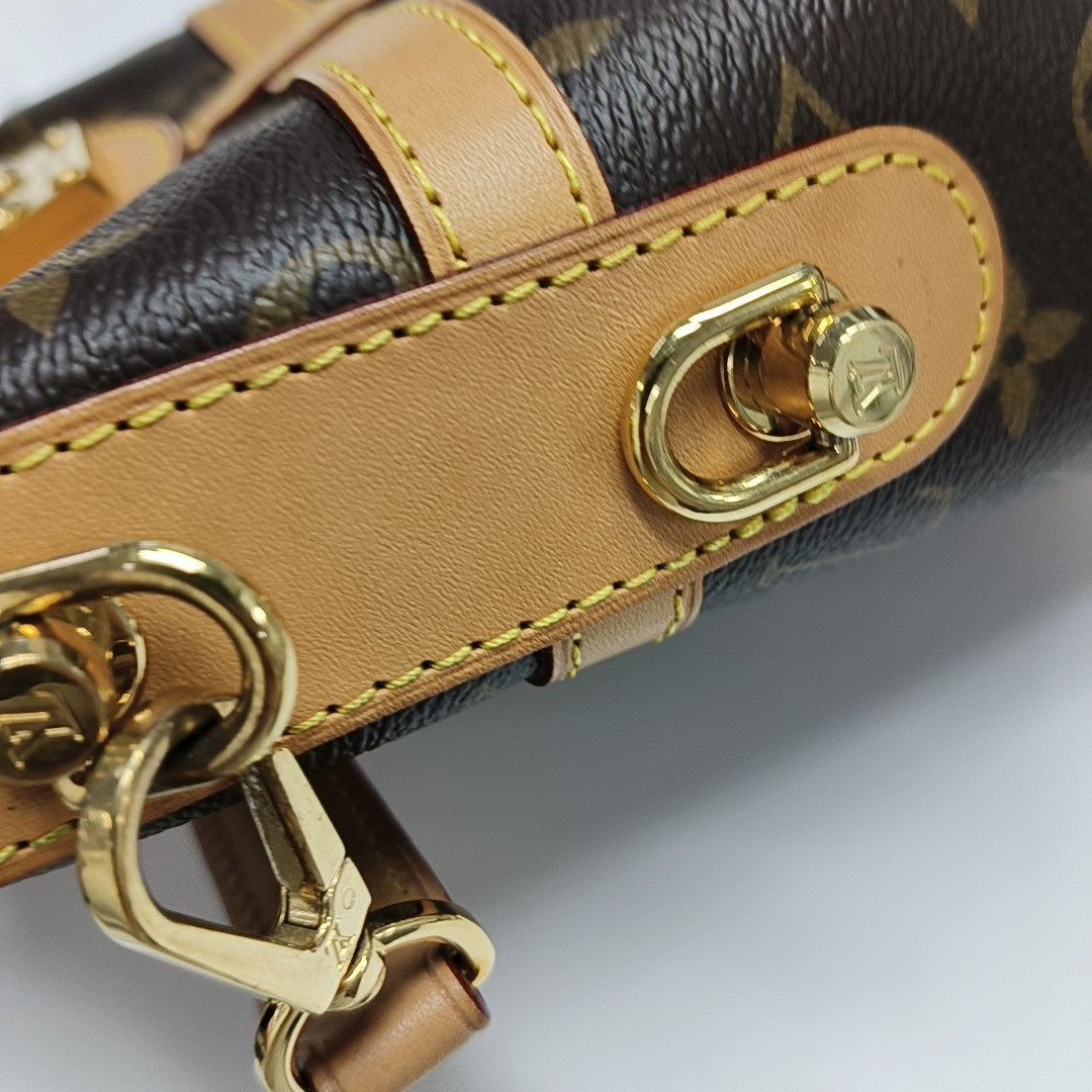 DUFFLE Monogram Coated Canvas Brown