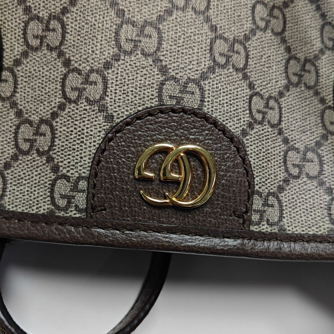 Monogram Coated Canvas Top Handle Bag Beige