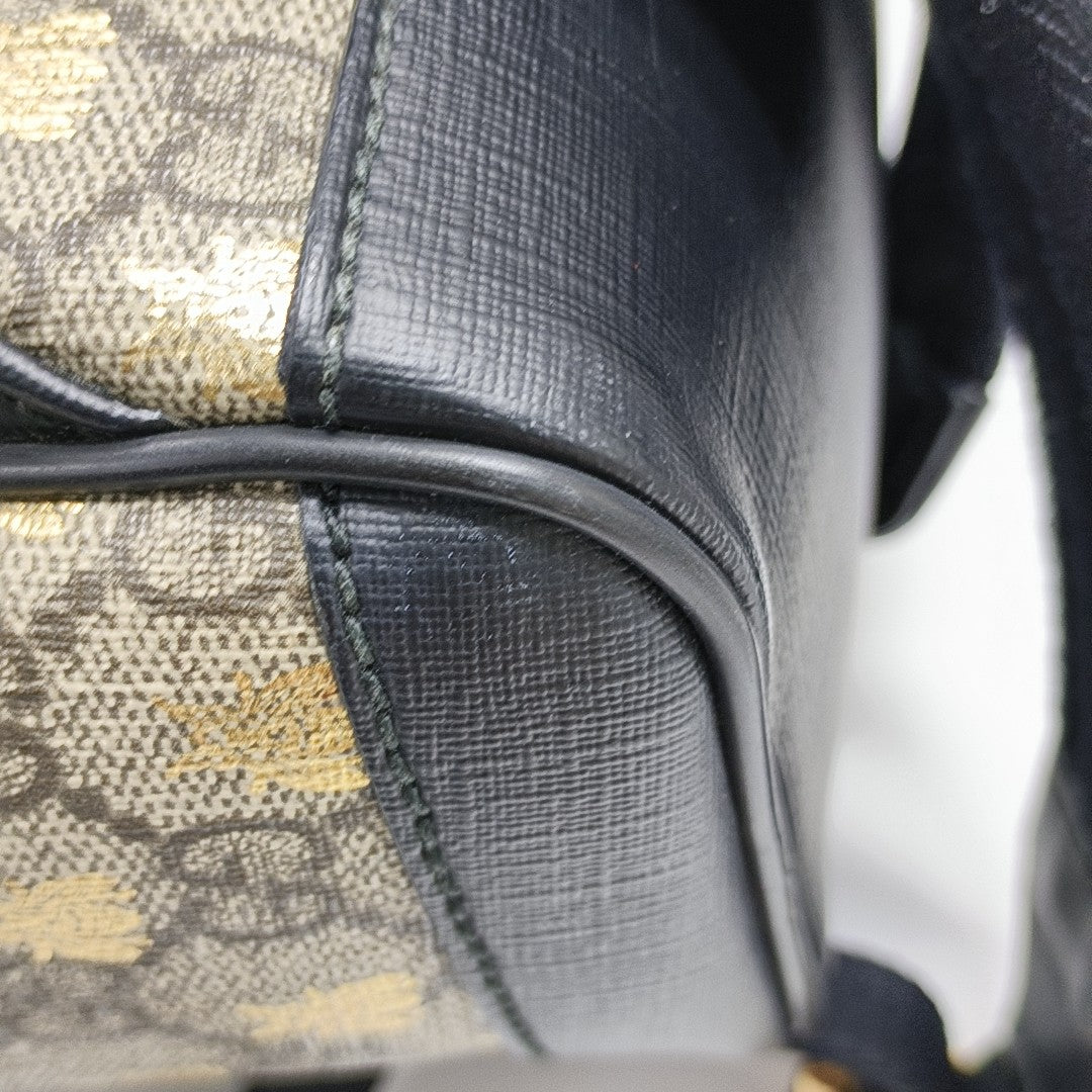Eden Monogram Coated Canvas Beige