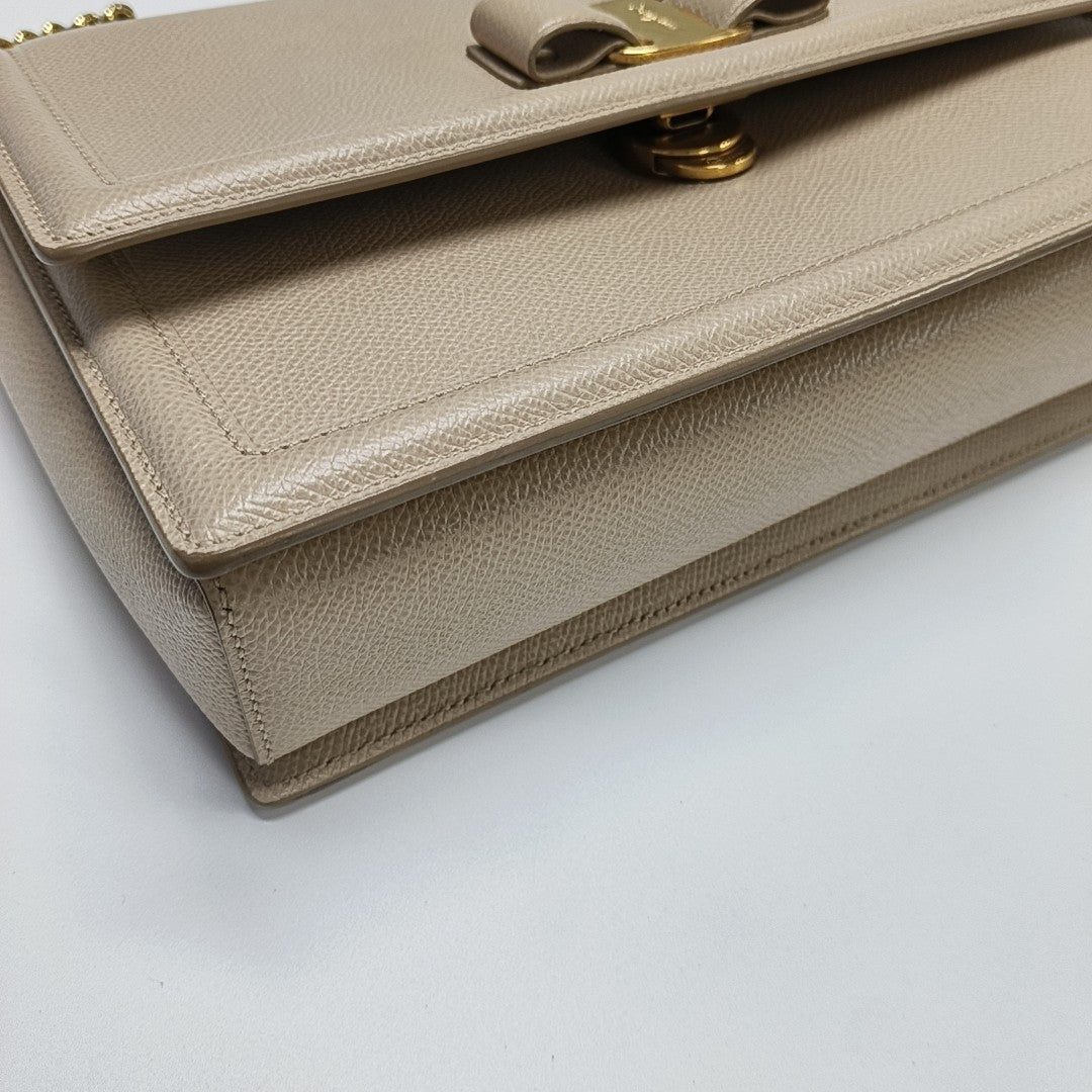 Ginny Medium Calfskin Beige