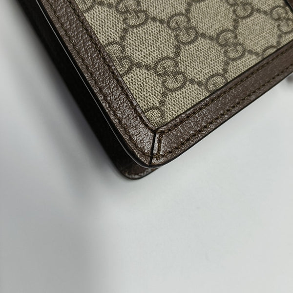 Ophidia Mini Monogram Coated Canvas Beige