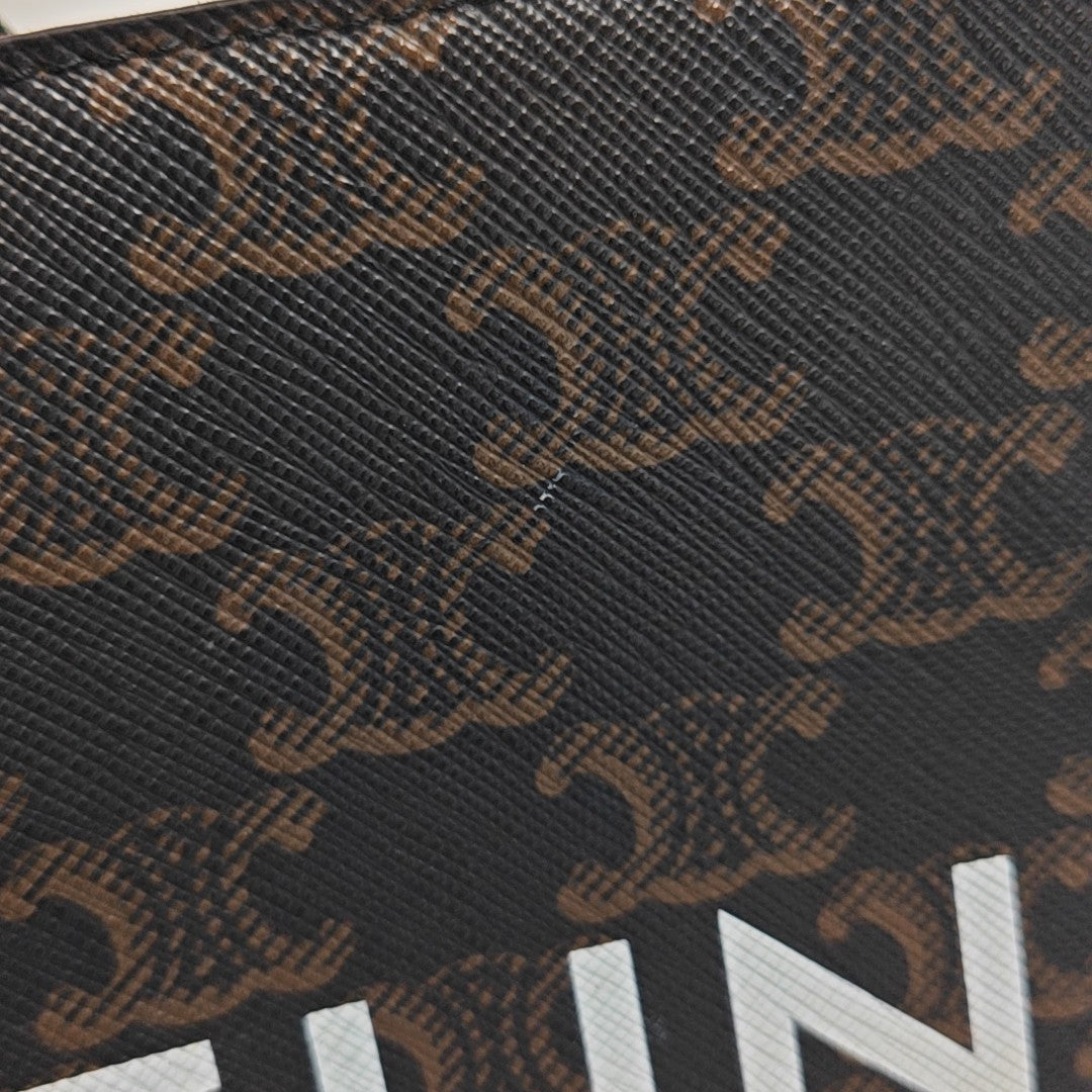 CABAS CELINE Mini Coated Canvas Brown