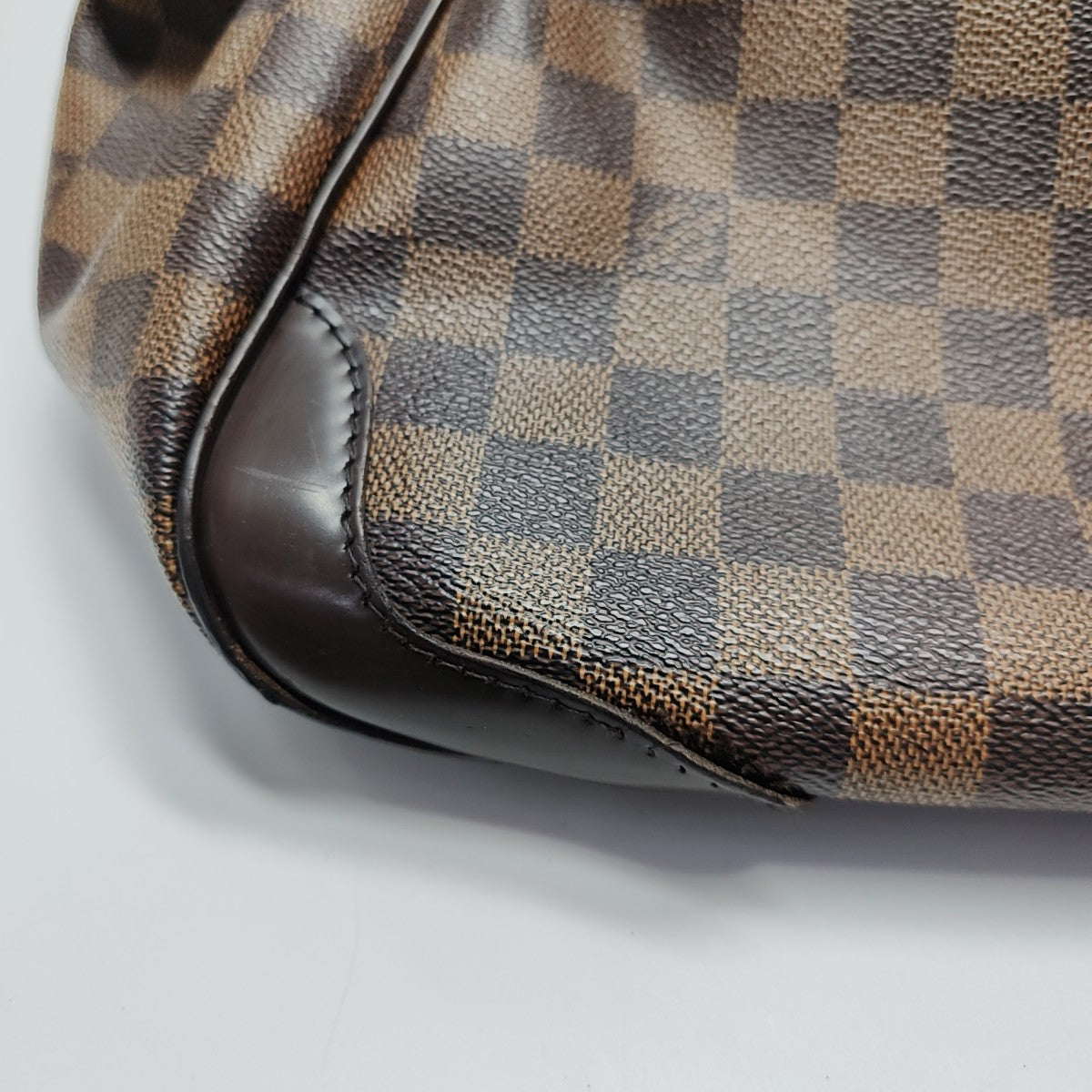 VERONA MM Damier Ebene Coated Canvas Brown
