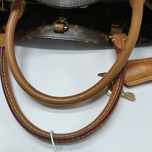 MONTAIGNE Monogram Coated Canvas Brown