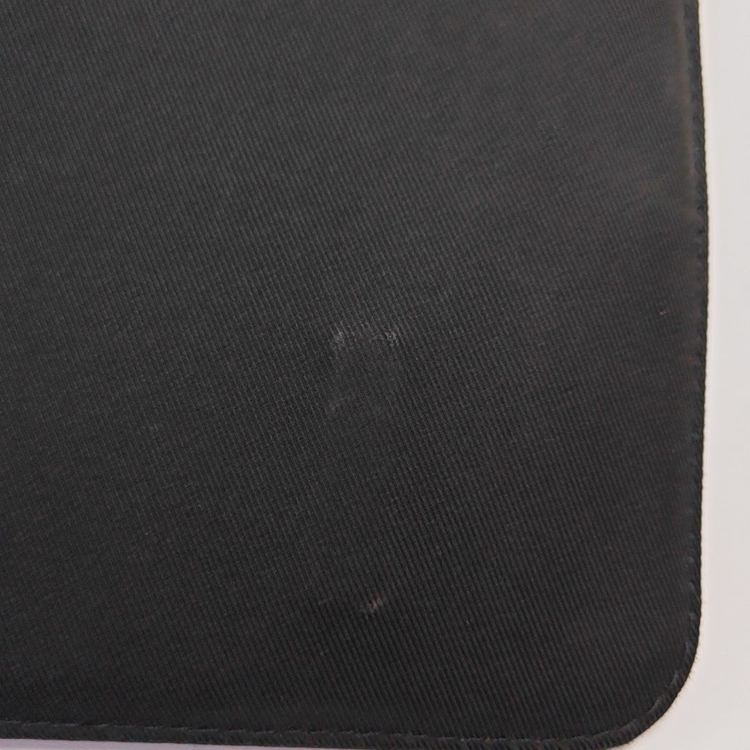 DISTRICT MM Monogram Coated Canvas Black