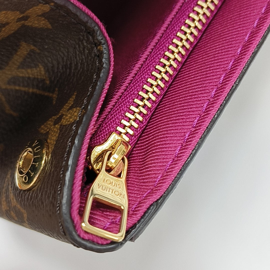 CLUNY Monogram Coated Canvas Brown