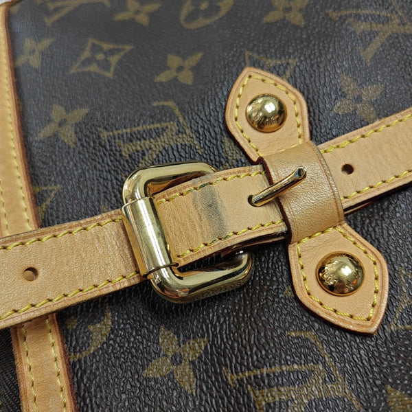 PALERMO GM Monogram Coated Canvas Brown