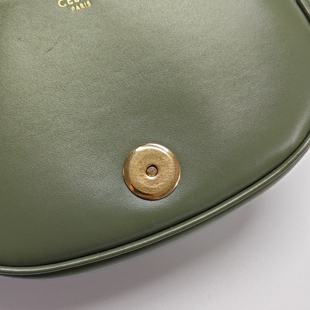CRÉCY Small Calfskin Green