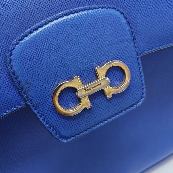 Kelly Calfskin Blue