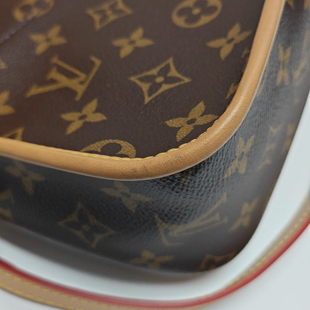 DIANE Monogram Coated Canvas Brown