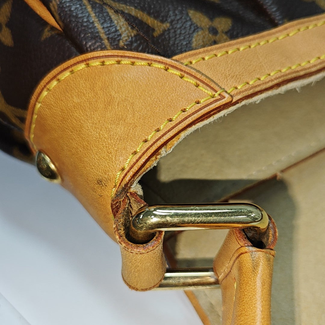 BEVERLY MM Monogram Coated Canvas Brown