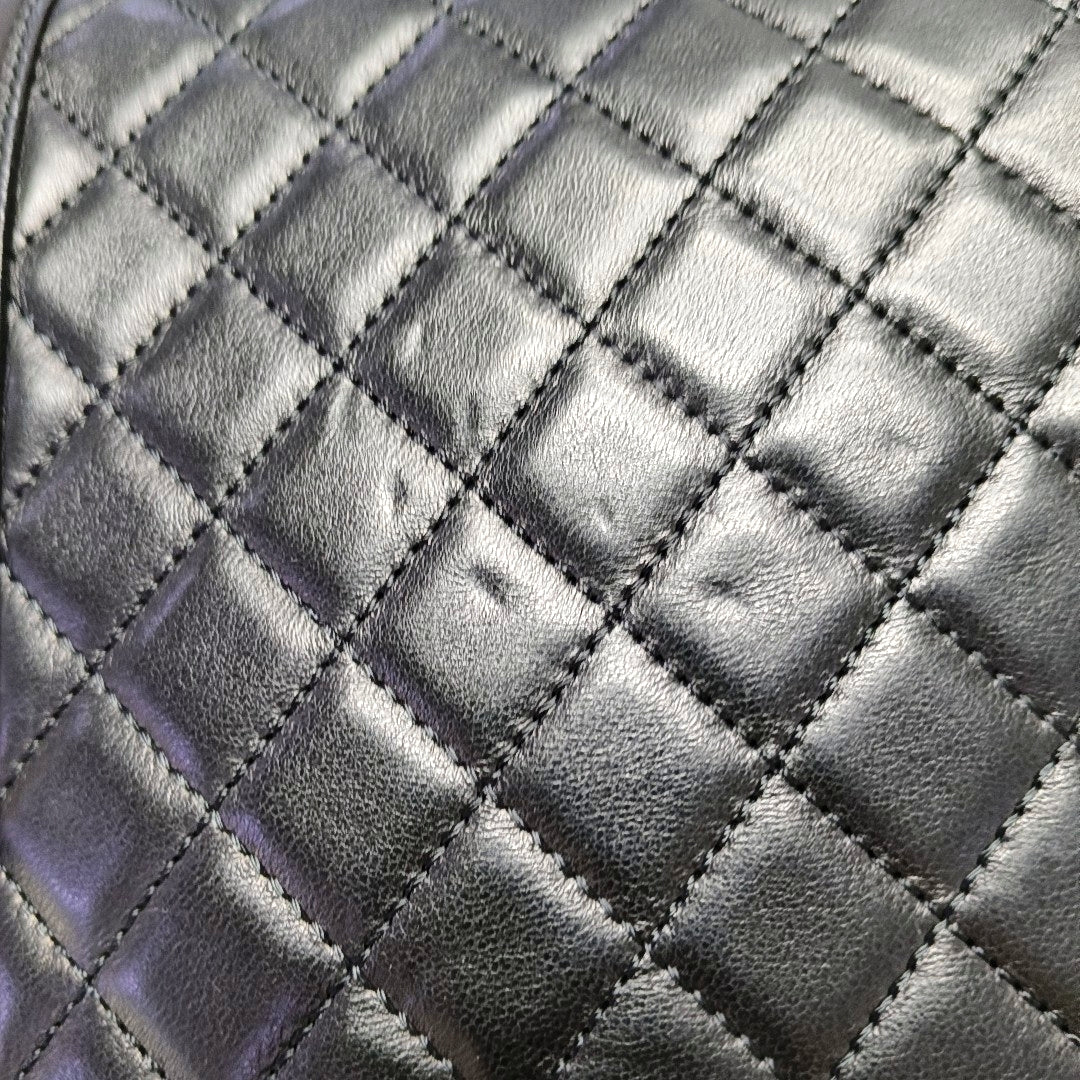 BOY CHANEL Maxi Quilted Lambskin Black