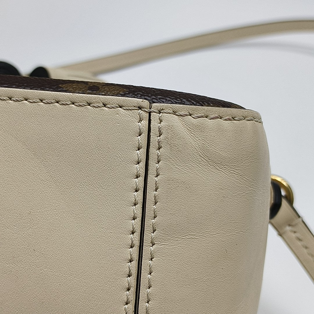 SAINTONGE Monogram Coated Canvas Brown