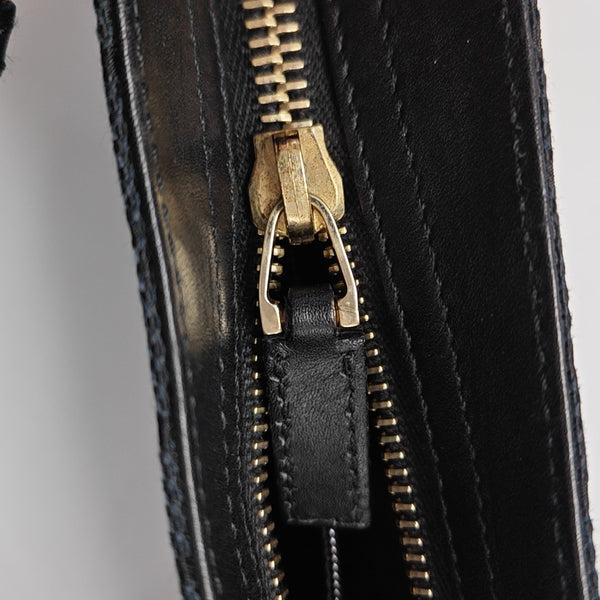 Monogram Canvas Top Handle Bag Black