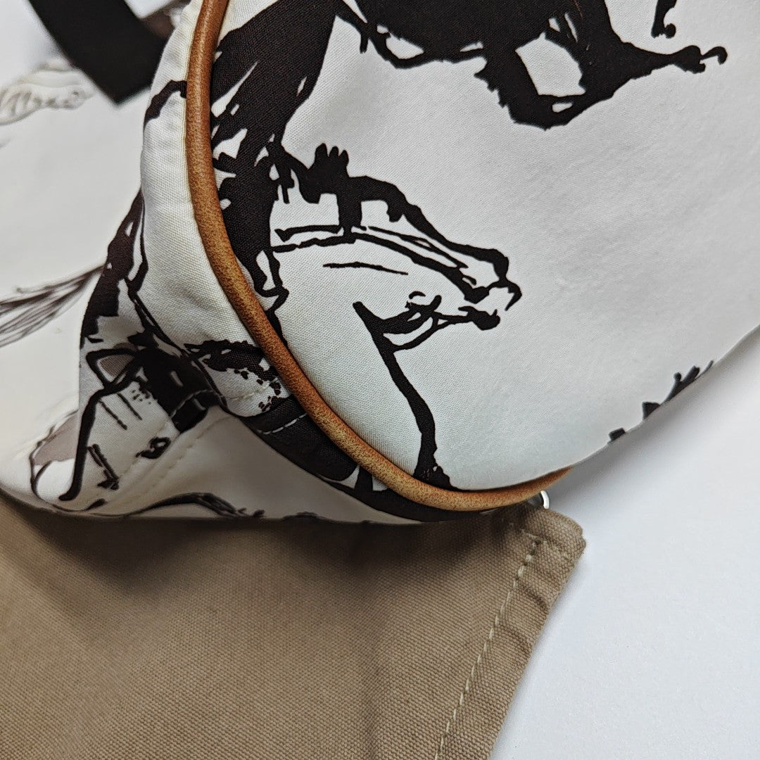 Panier De Plage Canvas White