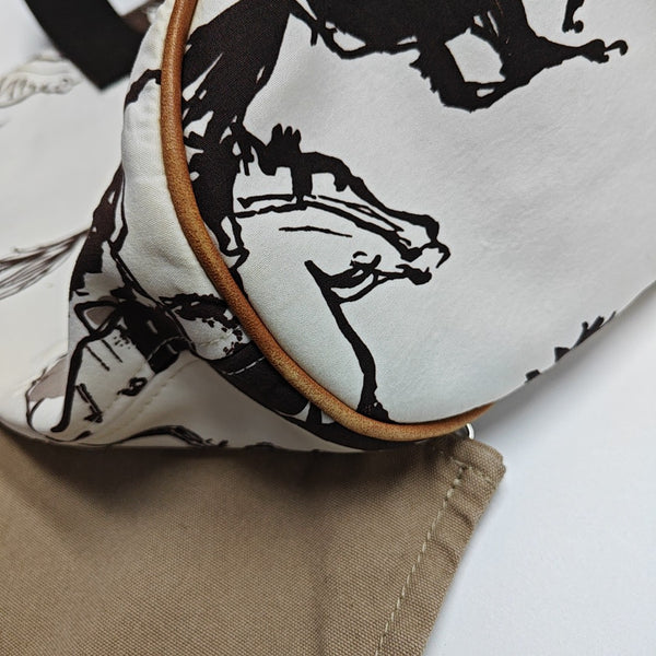 Panier De Plage Canvas White