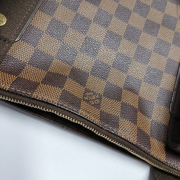 VINTAGE BEAUBOURG Damier Ebene Coated Canvas Brown