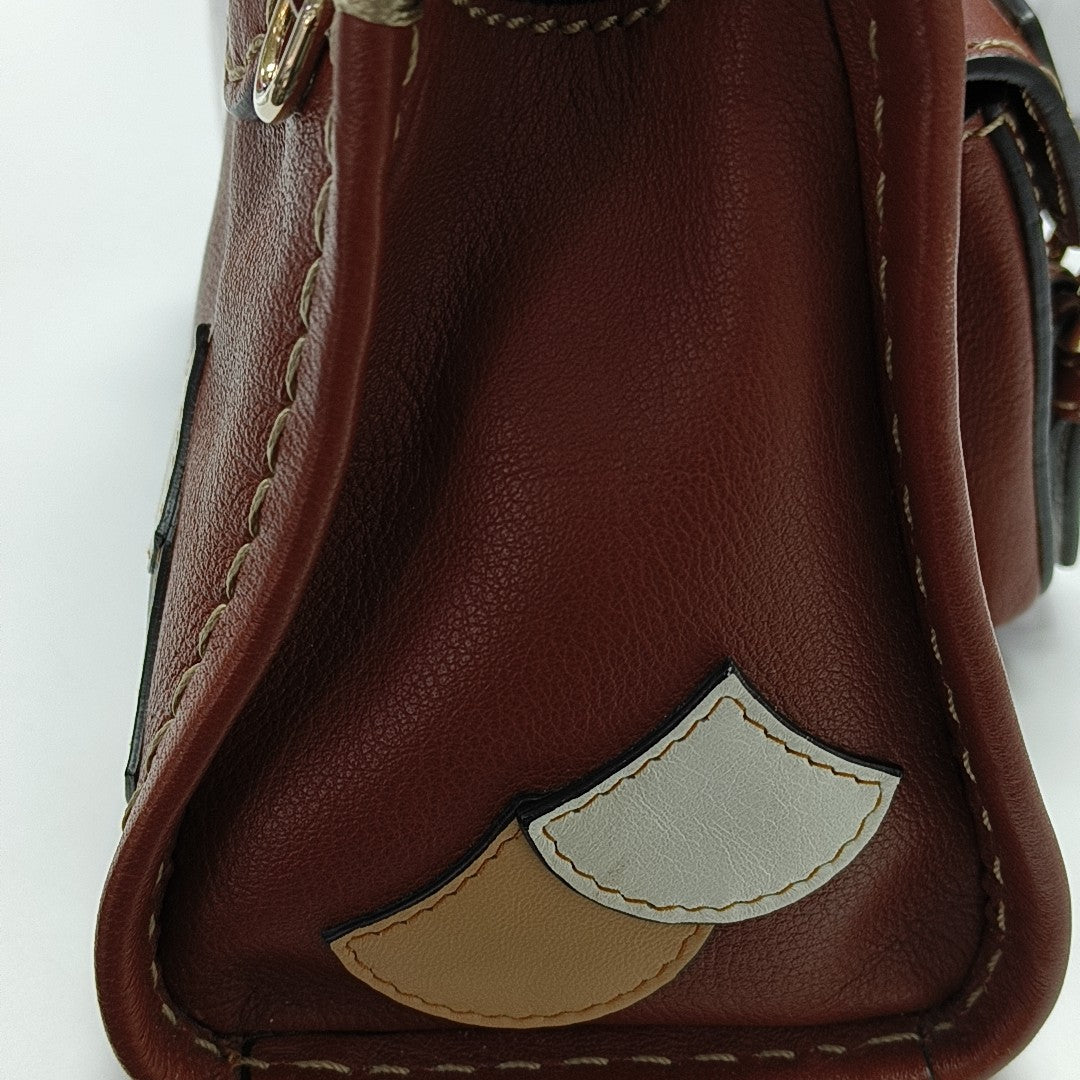 Edith Mini Quilted Calfskin Brown