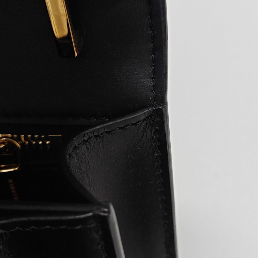 TB Small Calfskin Black