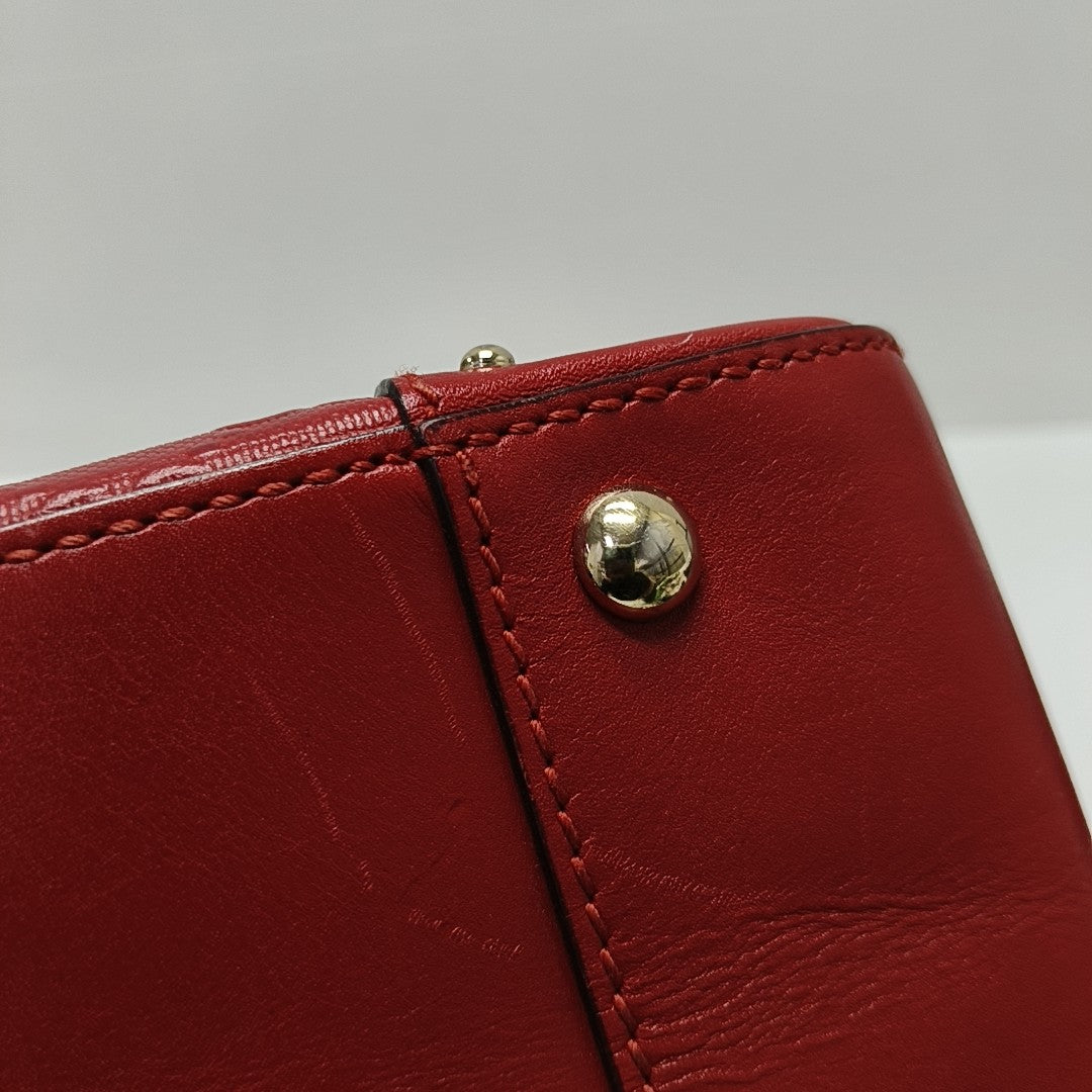 Microguccissima Calfskin Red