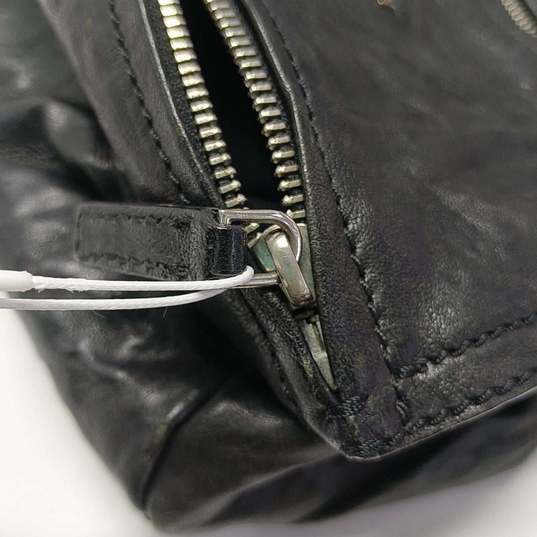 Calfskin Shoulder Bag Black
