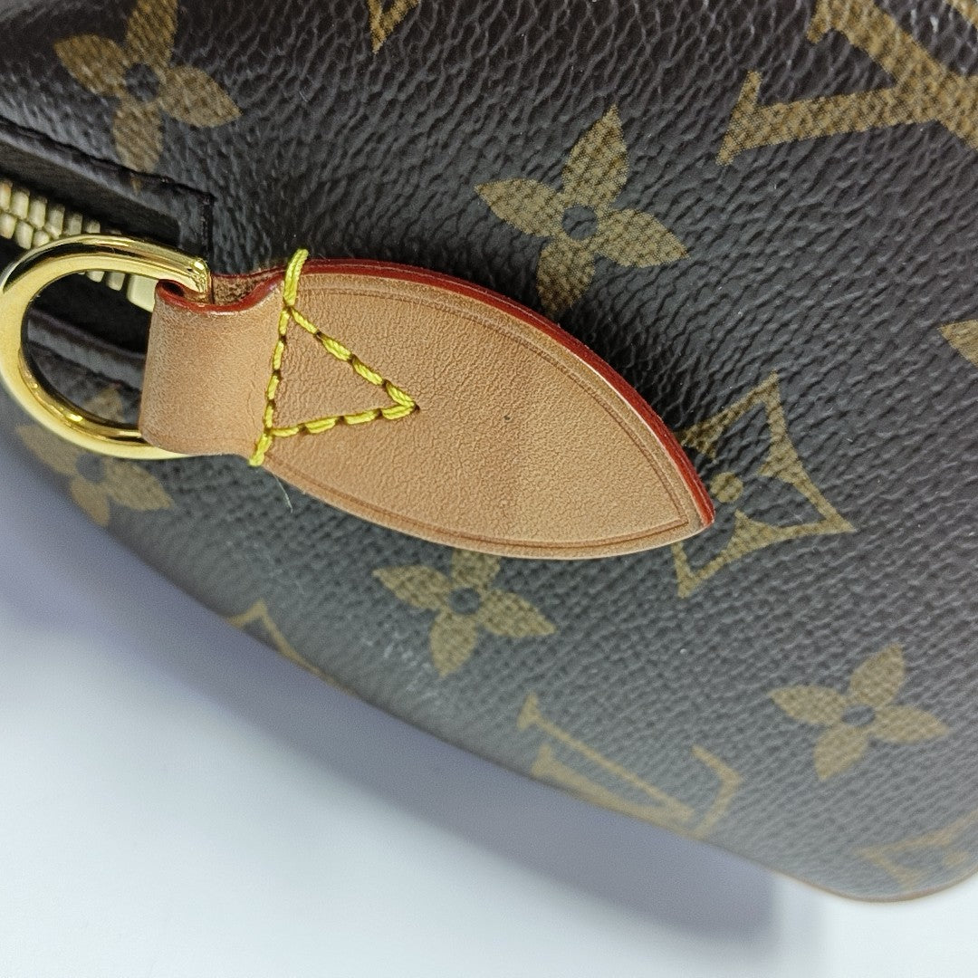 SPEEDY 20 Monogram Coated Canvas Brown