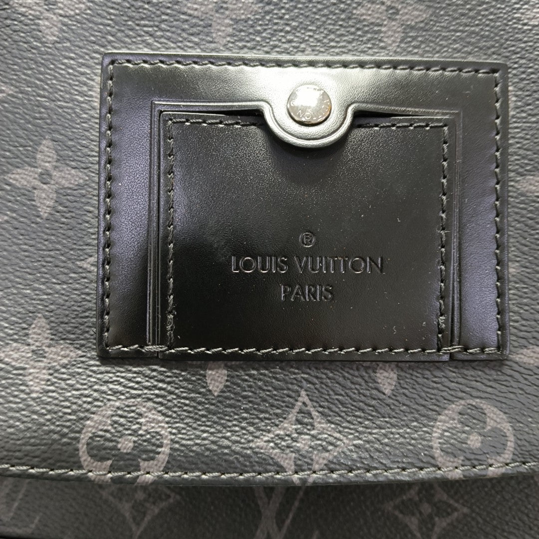 VOYAGER PM Monogram Coated Canvas Black