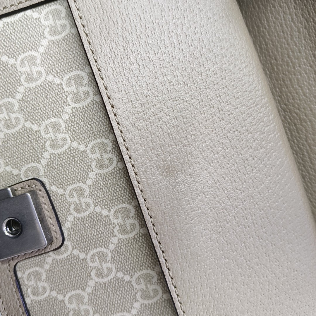 Dionysus Mini Monogram Coated Canvas Beige