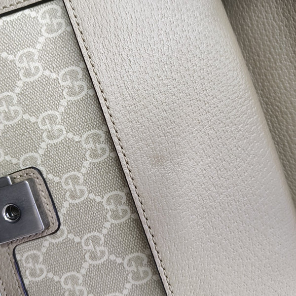 Dionysus Mini Monogram Coated Canvas Beige