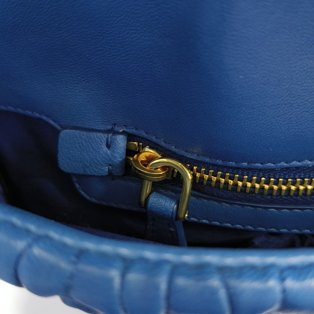 Crystal Lambskin Blue