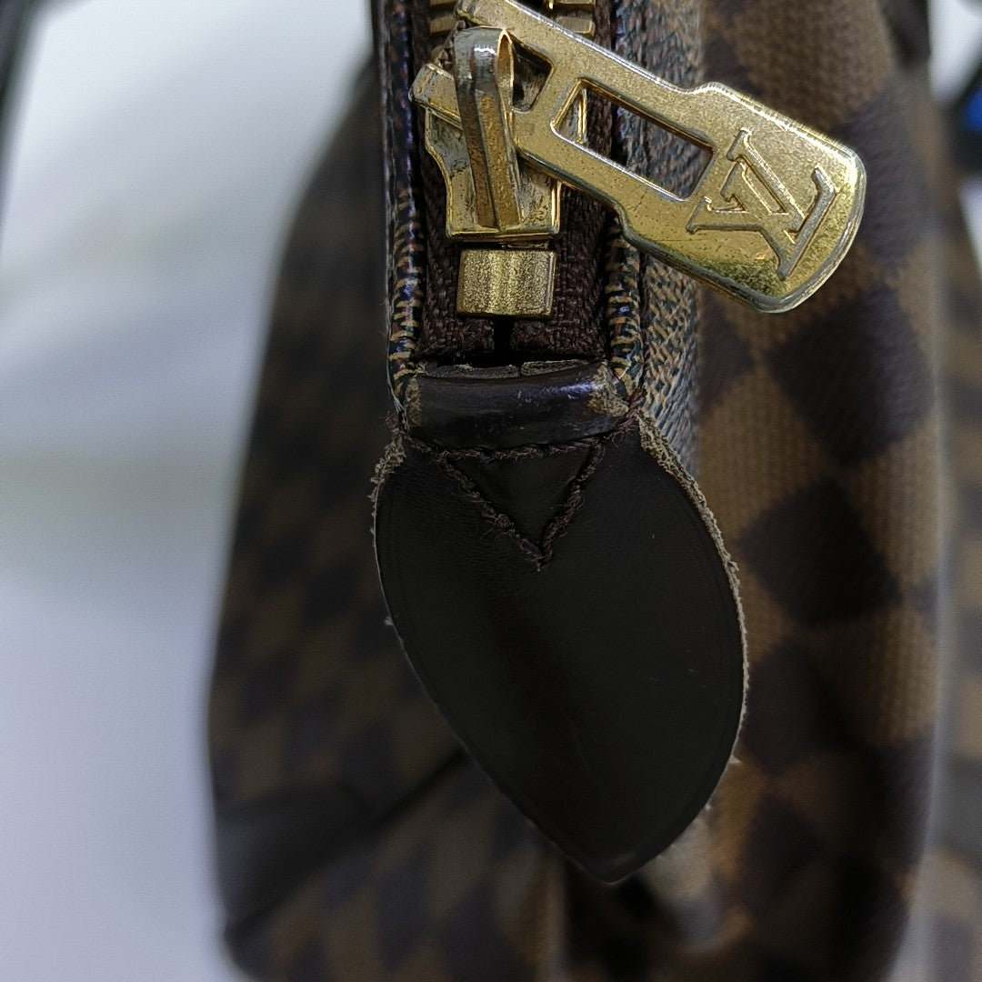 VERONA MM Damier Ebene Coated Canvas Brown