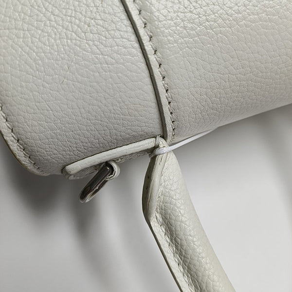 Hourglass S Calfskin White