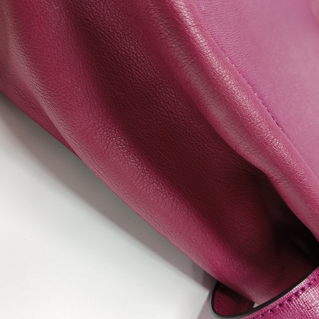 2 Jours Medium Calfskin Red