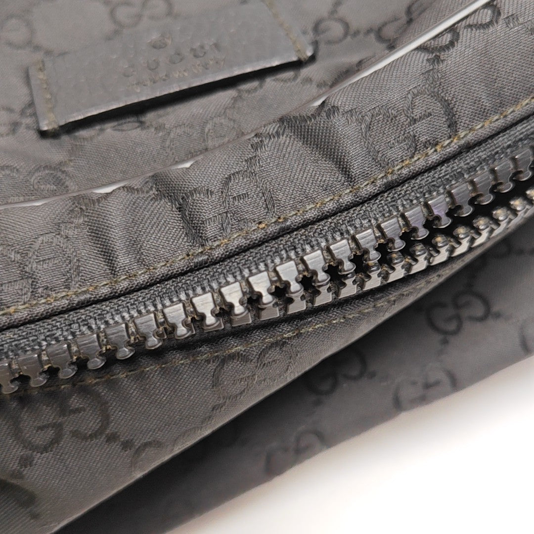 Monogram Canvas Belt Bag Black