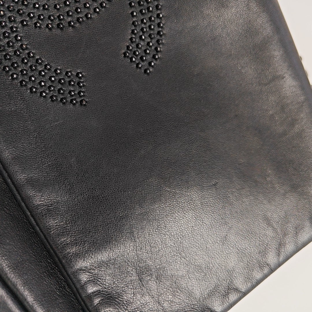 Lambskin Shoulder Bag Black