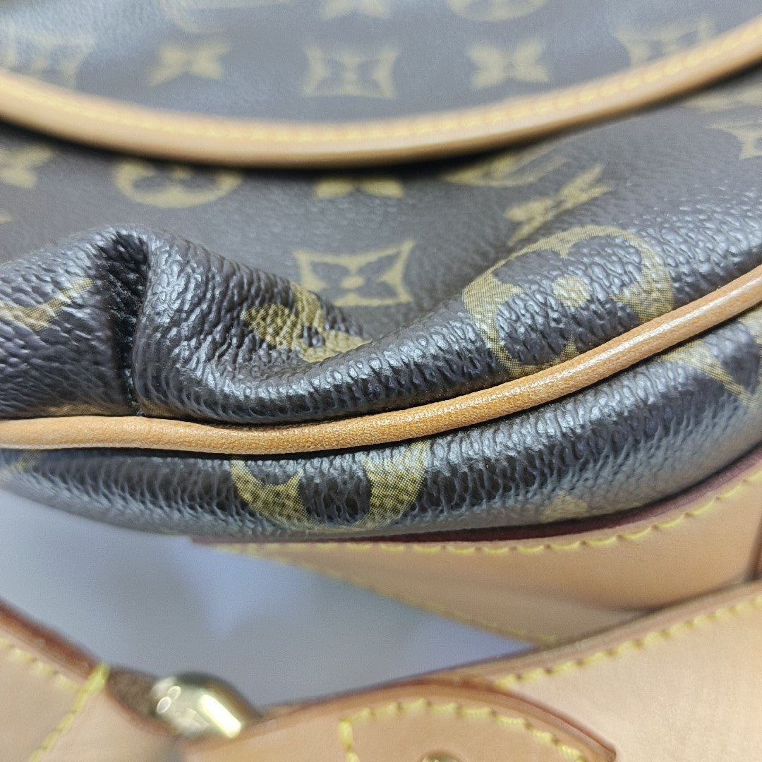 TULUM GM Monogram Coated Canvas Brown