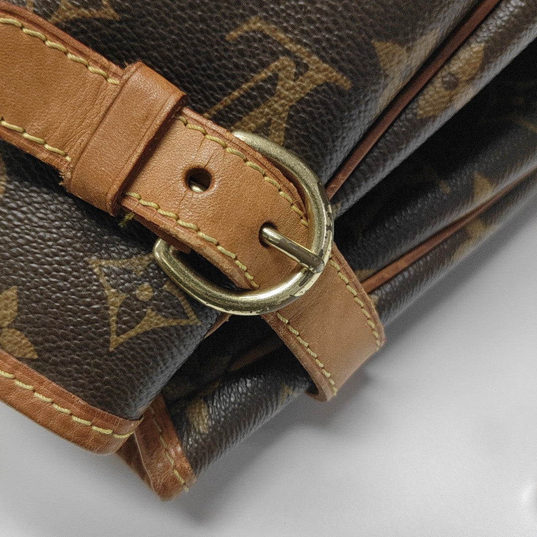 BATIGNOLLES GM Monogram Coated Canvas Brown