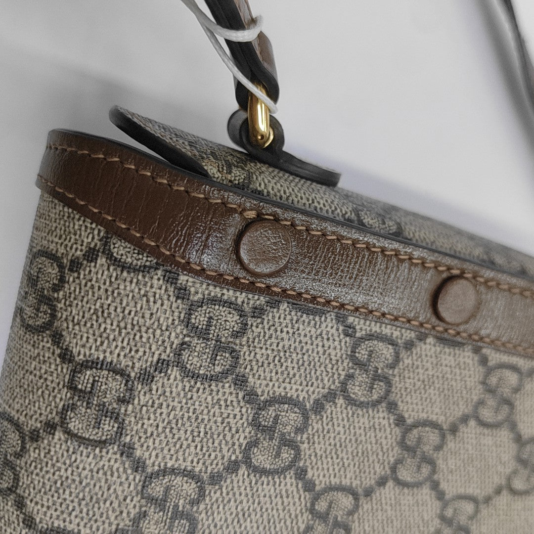 Horsebit 1955 Mini Coated Canvas Beige