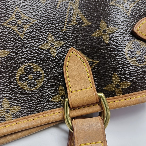 BATIGNOLLES GM Monogram Coated Canvas Brown