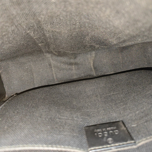 GG Supreme Monogram Coated Canvas Gray