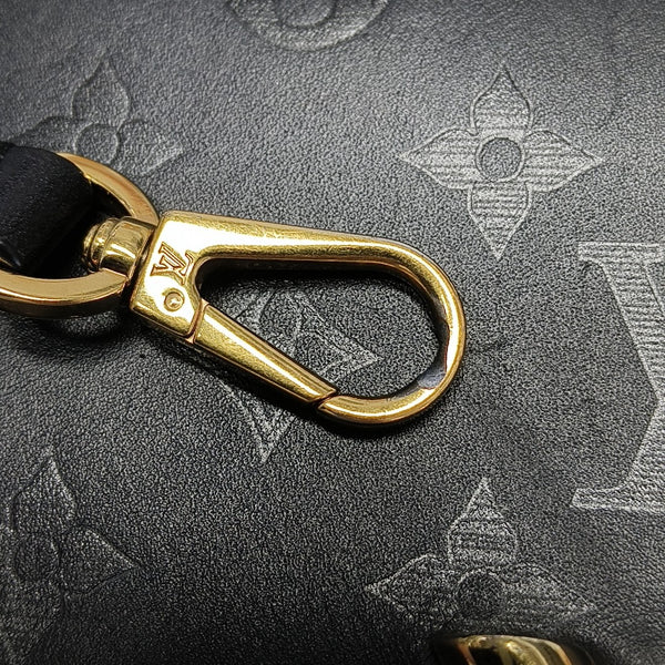 VERY Monogram Calfskin Black