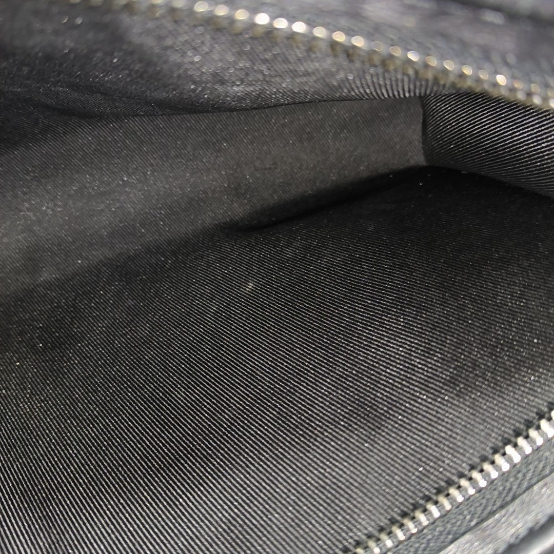 GASTON Monogram Coated Canvas Black