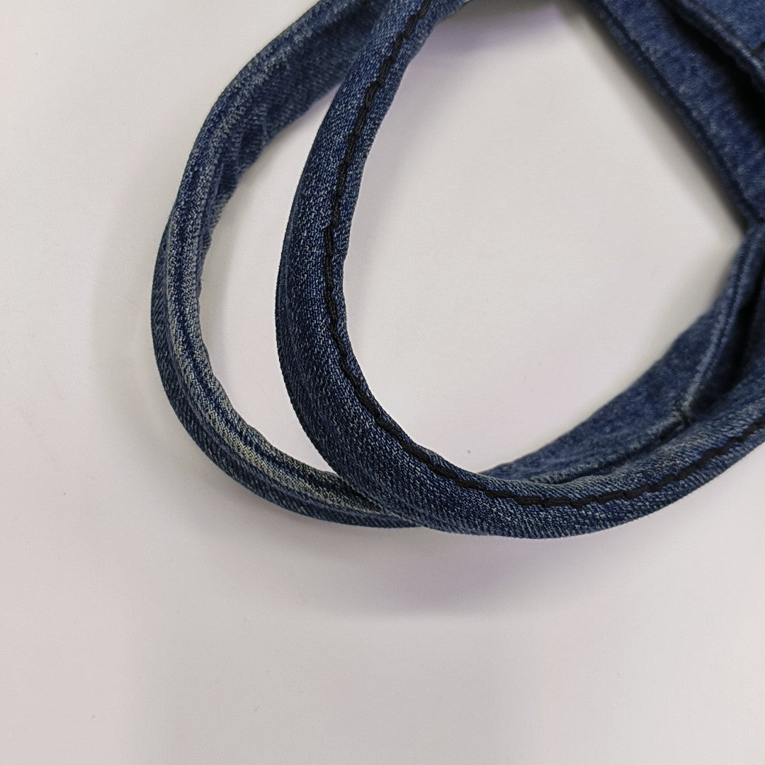 Denim Quilted Denim Blue