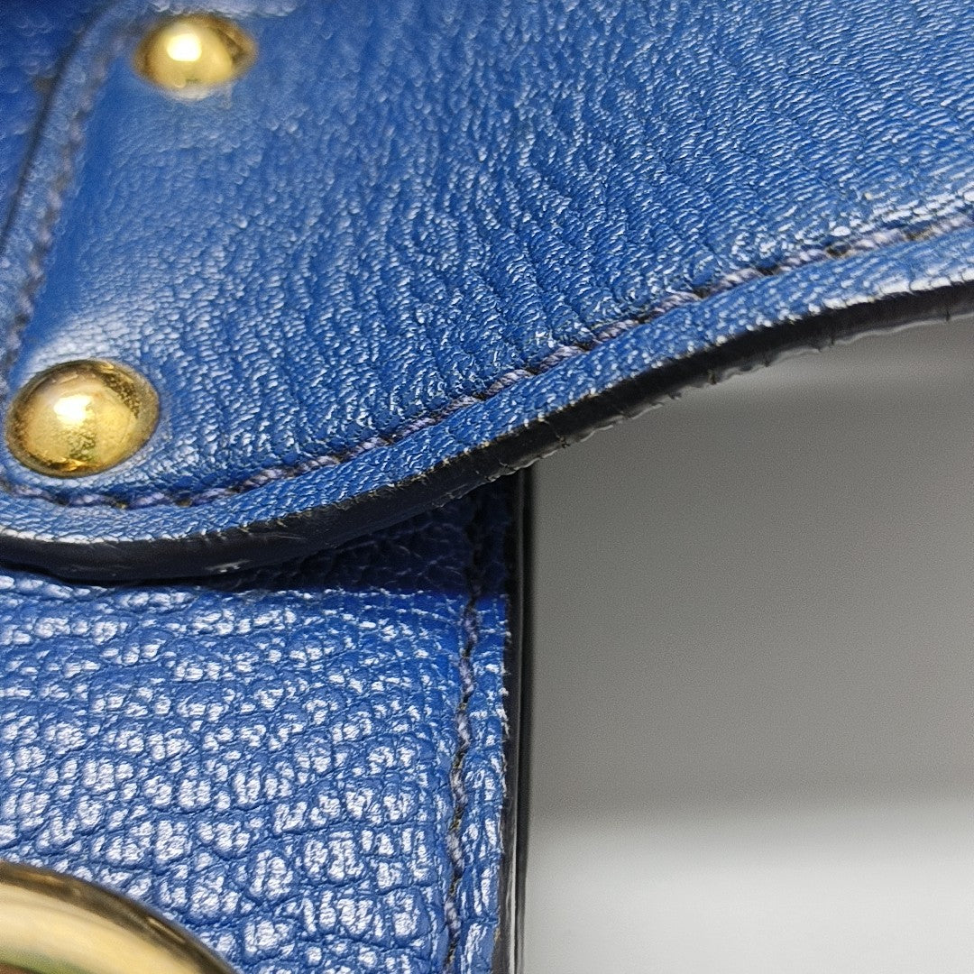 Calfskin Tote Bag Blue