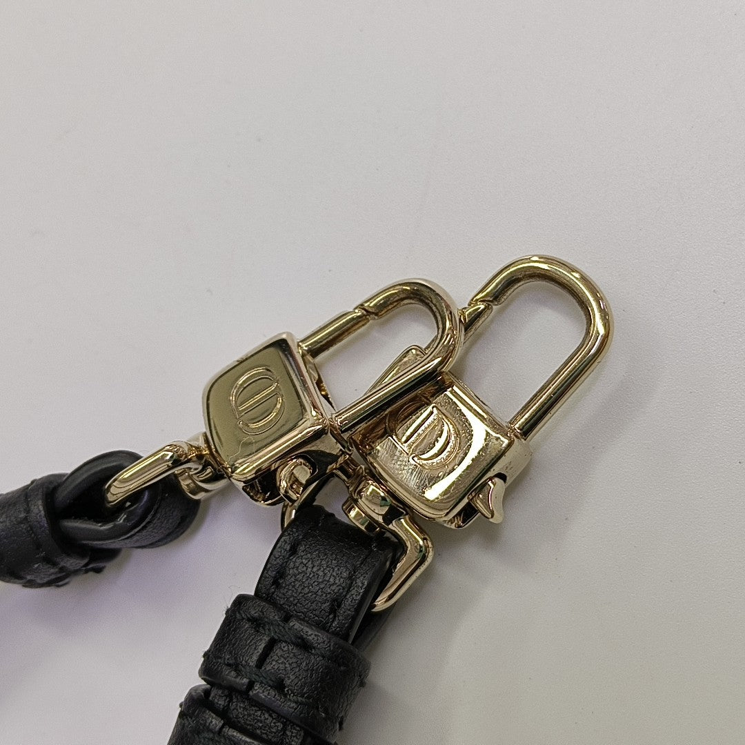 Lady Dior Super Mini Cannage Lambskin Black
