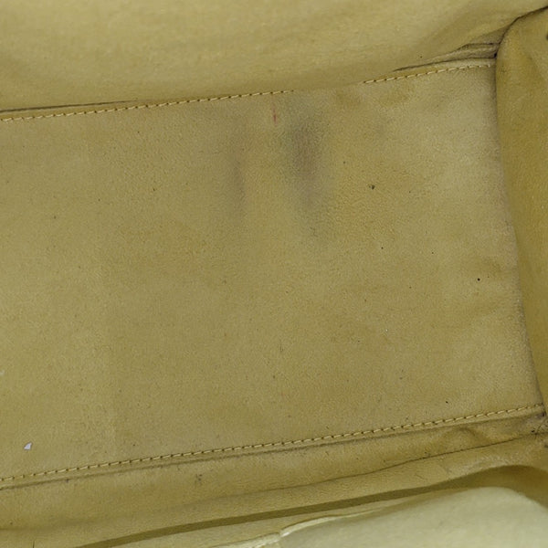 LUGGAGE Mini Calfskin Yellow