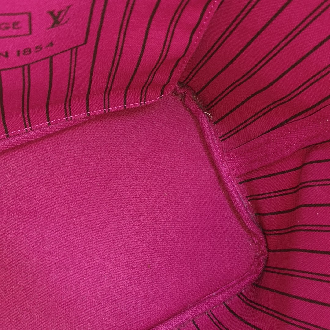 NEVERFULL MM Lona Monogram Revestida Marrón